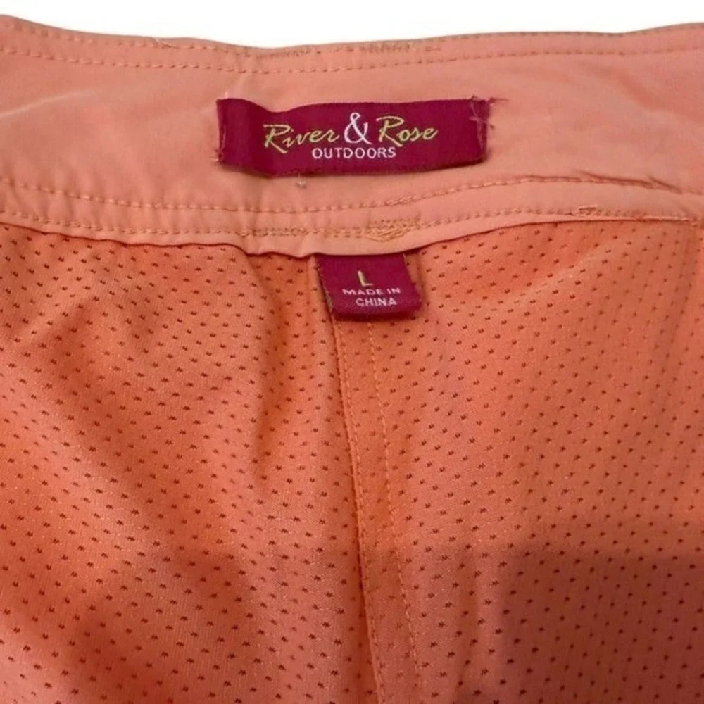 River & Rose Outdoors Women Crunch Coral Hiking Skort Large Gorpcore Tennis Golf